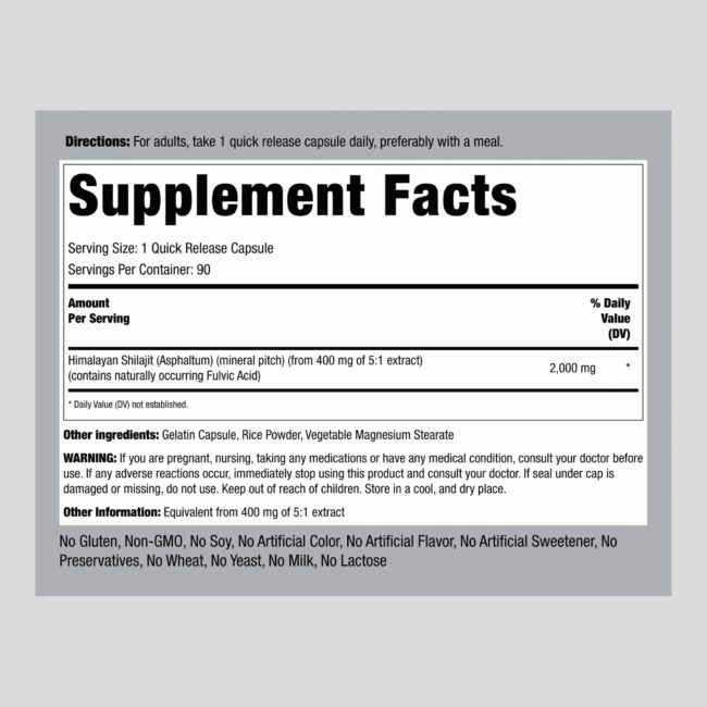 Himalayan Shilajit 2000 mg - Image 2