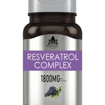 Nutrivya Resveratrol Complex 1800mg Quick Release Capsules