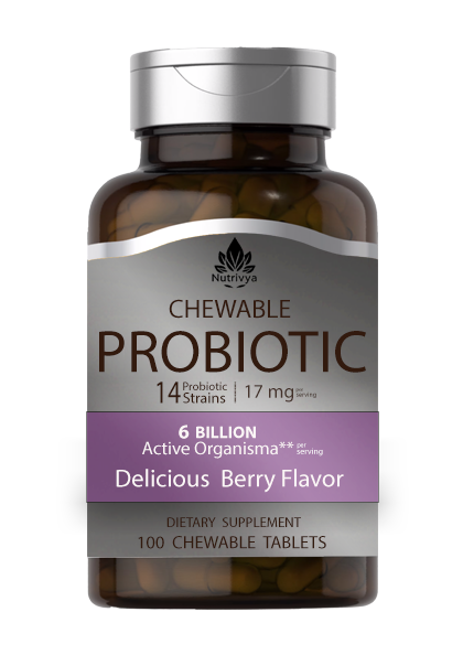 Nutrivya Chewable Probiotic Berry Flavor