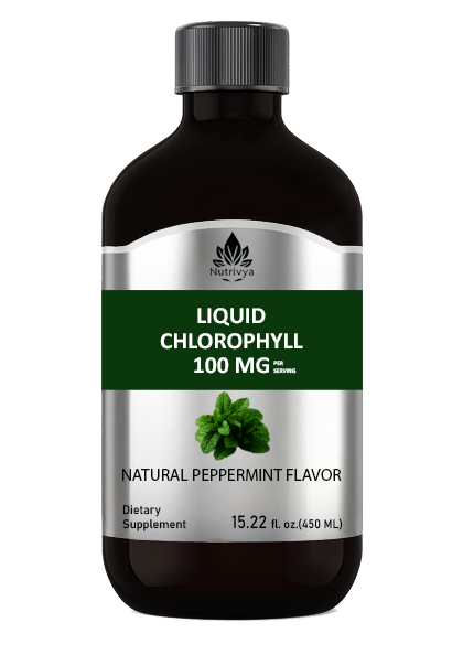 Nutrivya Liquid Chlorophyll Natural Peppermint 450mL