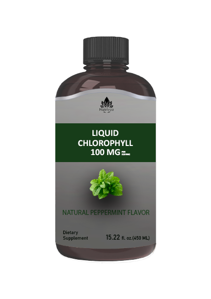 Nutrivya Liquid Chlorophyll Natural Peppermint 450mL