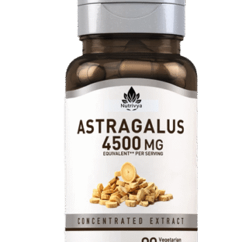 Nutrivya Astragalus Root 4500mg Vegetarian Capsules