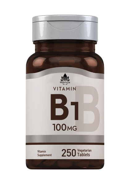 Nutrivya B-1 Thiamin 100mg Vegetarian Tablets