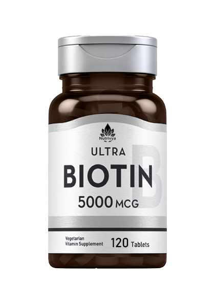 Nutrivya Biotin 5000 mcg 120 Tablets