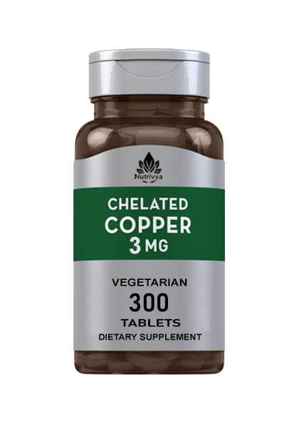 Nutrivya Chelated Copper 3mg Tablets