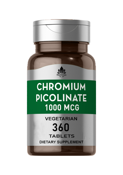 Nutrivya Chromium Picolinate 1000mcg Tablets